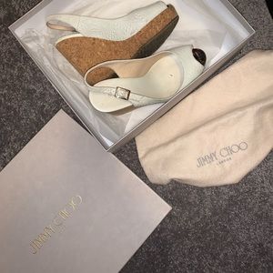 Jimmy Choo Wedge off white